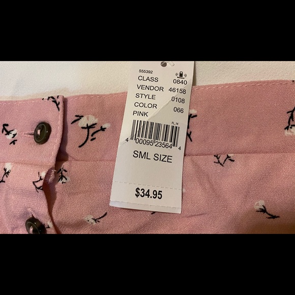 PacSun L.A. Hearts SMALL pink skirt. NWT - Picture 2 of 2